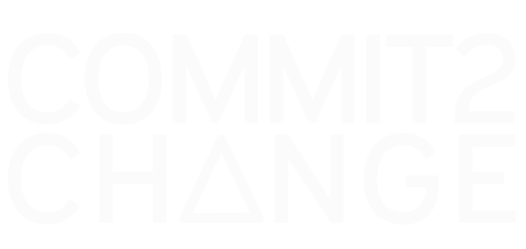 Commit2Change white logo