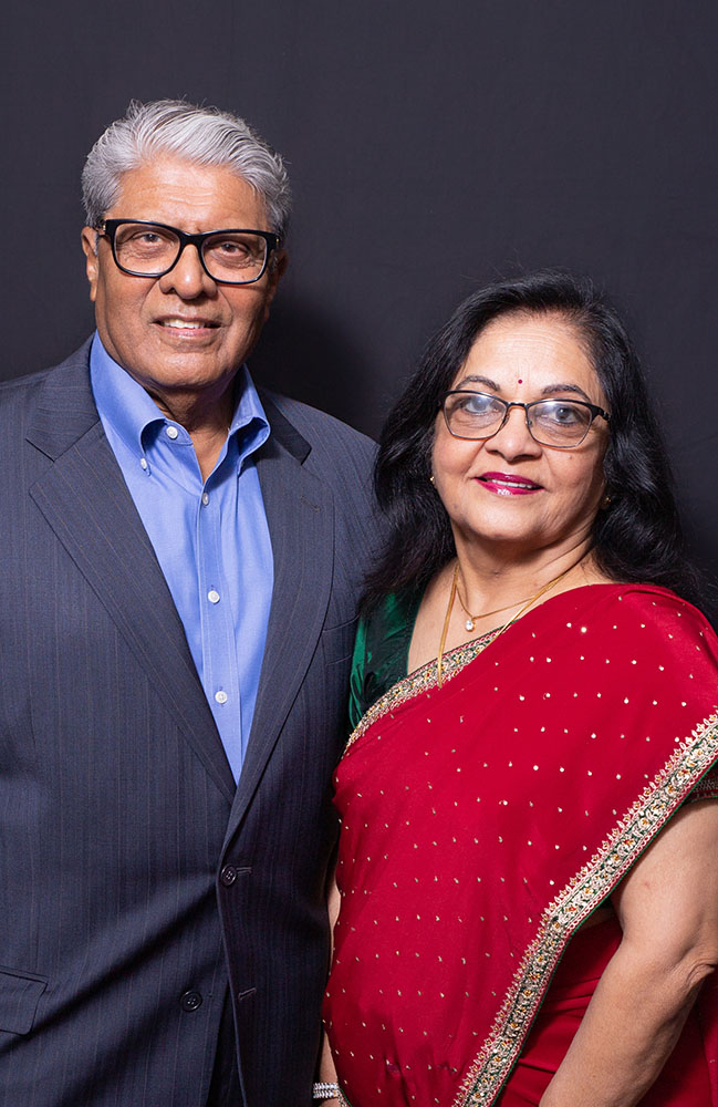 Jaya Charitable Foundation founders - Mr. & Mrs. Arvin Shah.